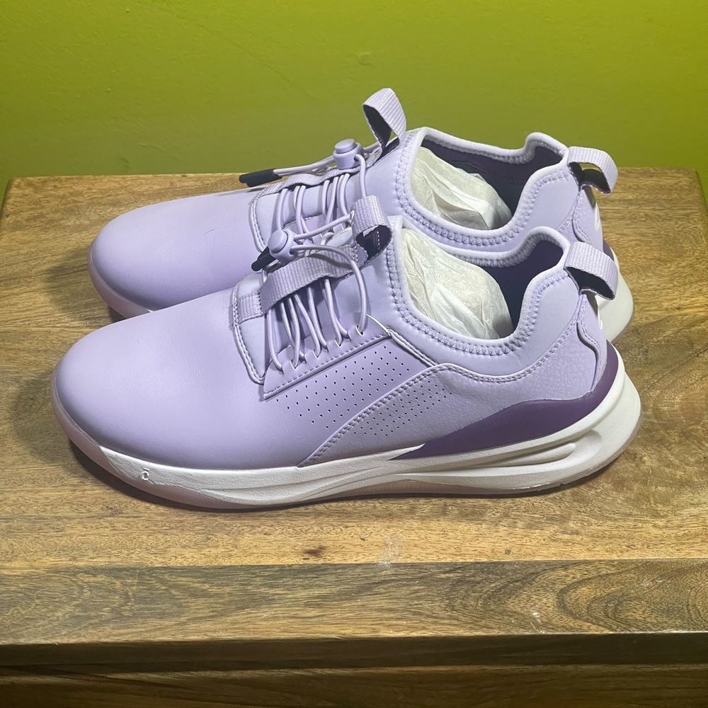 Clove Shoes Womens 9 Lilac Purple Slip On Comfort Adjustable Sneakers Nursing